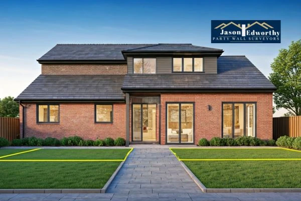 Home extension focusing on boundary line Kenilworth