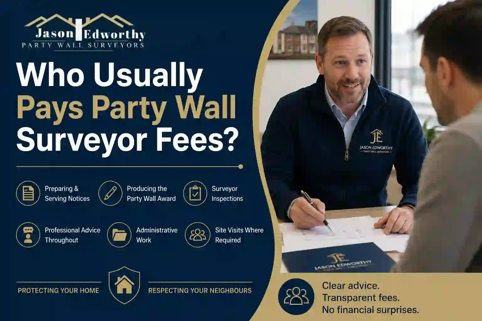 Who Usually Pays Party Wall Surveyor Fees Kenilworth?